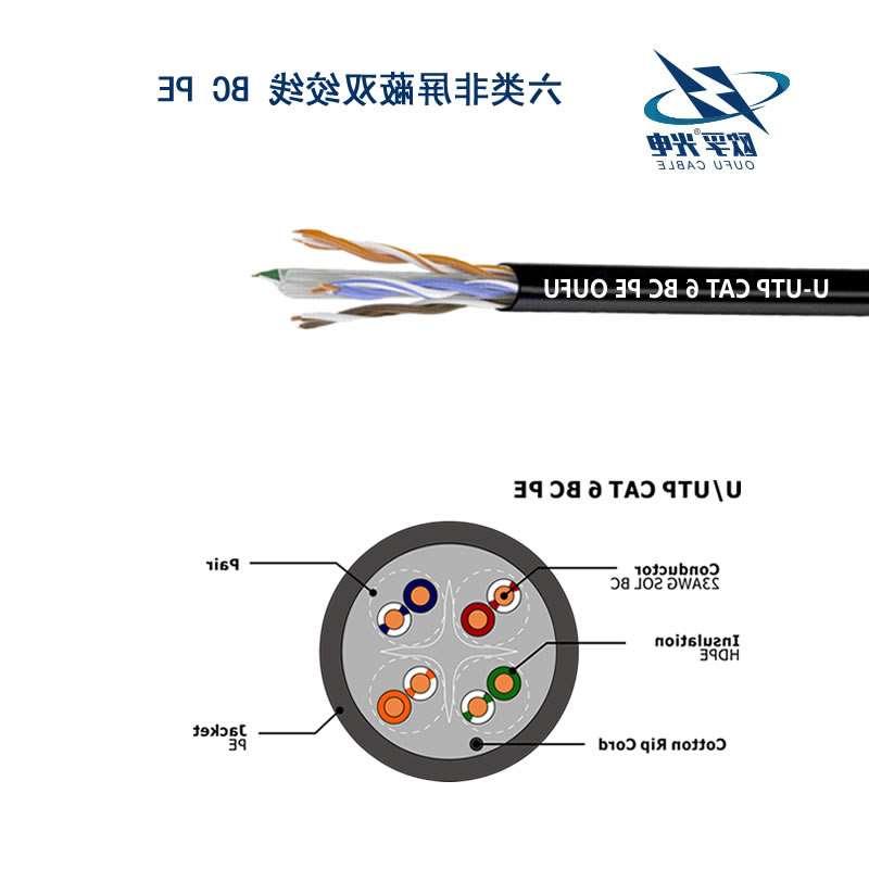 大同市U/UTP6类4对非屏蔽室外电缆(23AWG)
