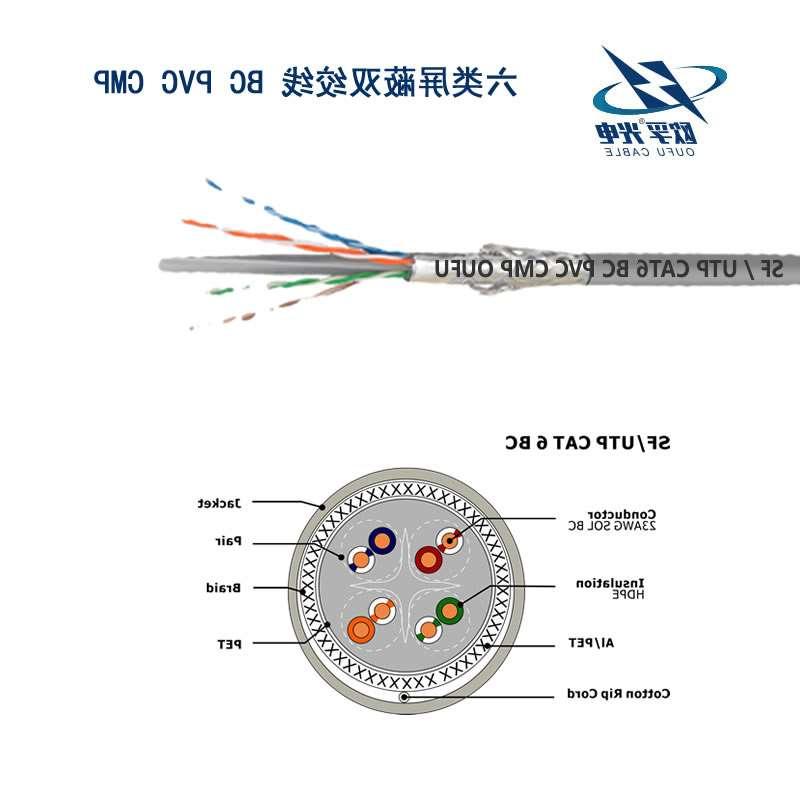 汉中市SF/UTP CAT6双绞线安装电缆