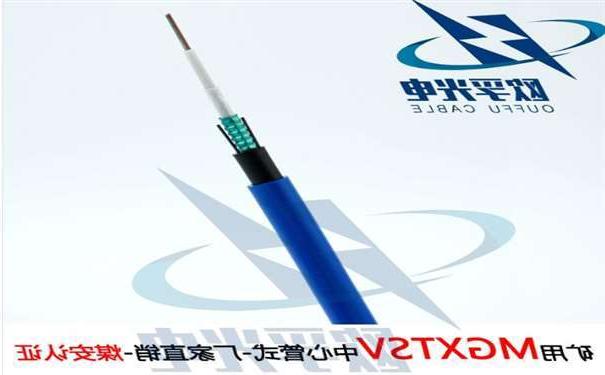 台湾欧孚MGXTSV-8B1 矿用单模阻燃光缆G652D纤芯煤安证书